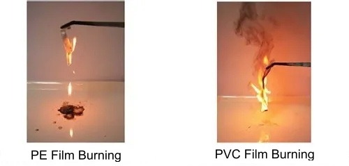 Comment identifier les différents films plastiques qui brûlent ?