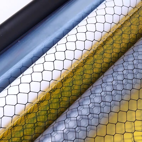Film PVC antistatique à grille pour la protection des salles blanches