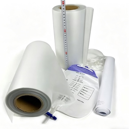 Sac à urine médical en film PVC souple