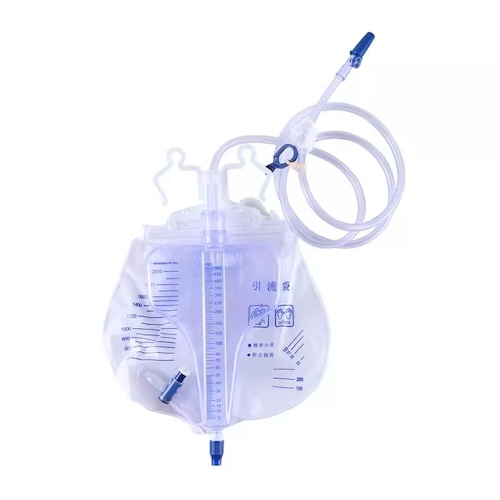 Sac à urine médical en film PVC souple